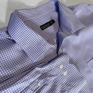 Rochester Egyptian Cotton Non-Iron Dress Shirt Purple Size 20 38/39